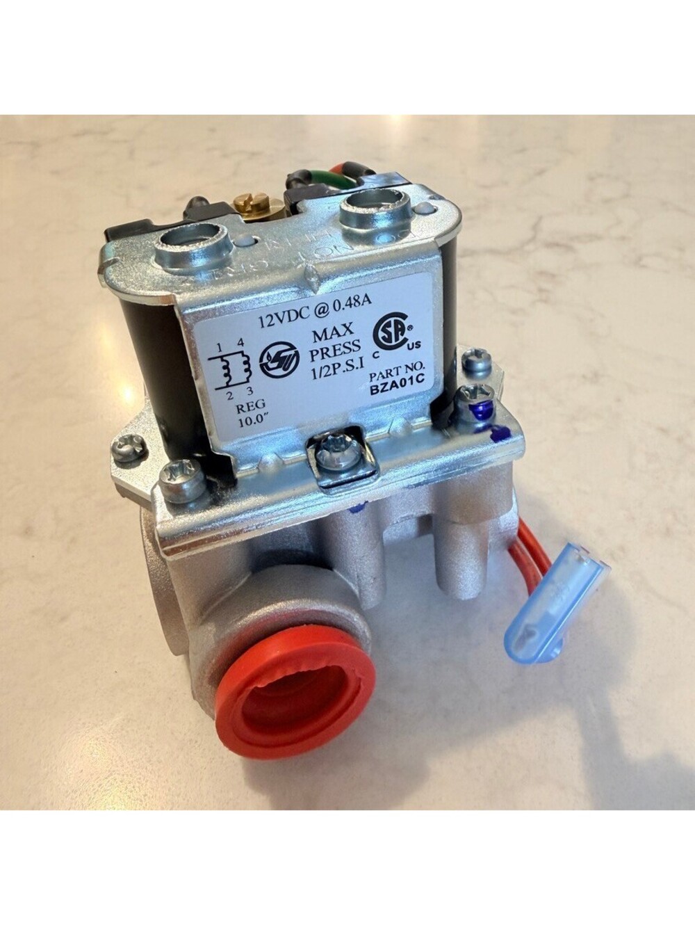 Atwood / Dometic RV Water Heater Solenoid Gas Valve BZA01C / 93844 NEW
